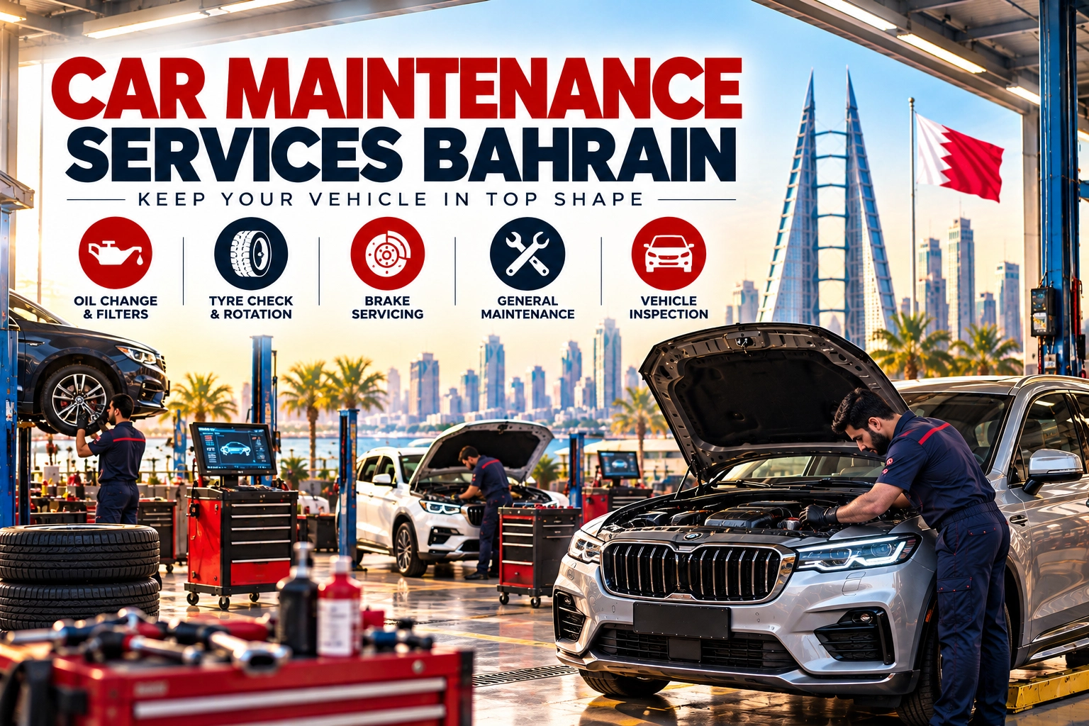 Car maintenance services Bahrain