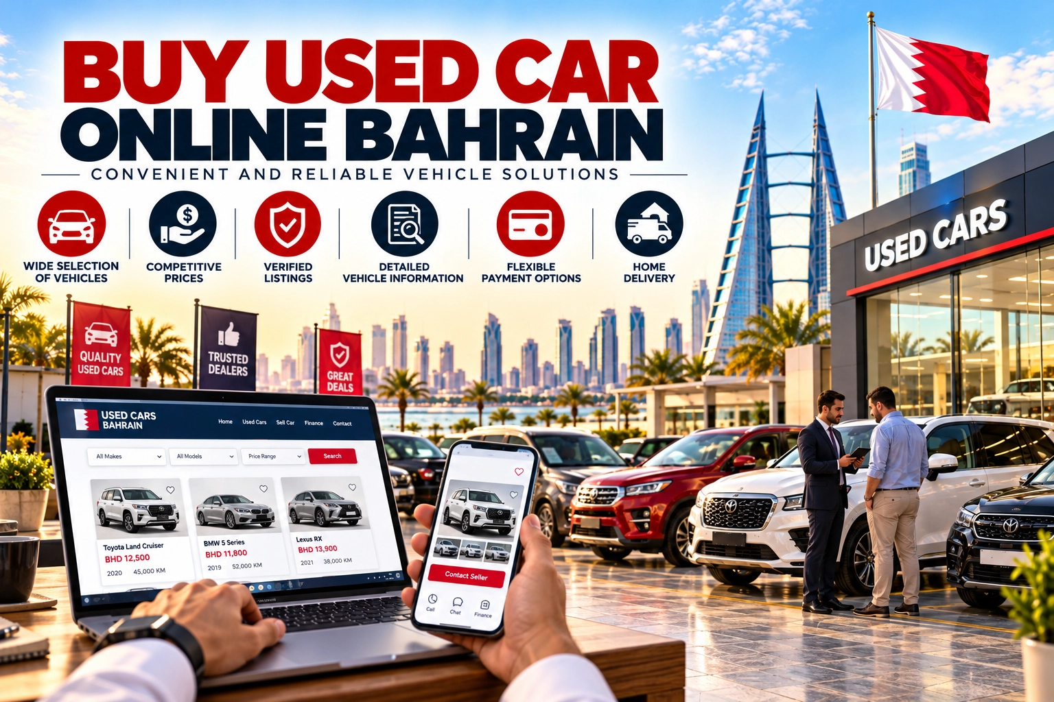 Buy used car online Bahrain