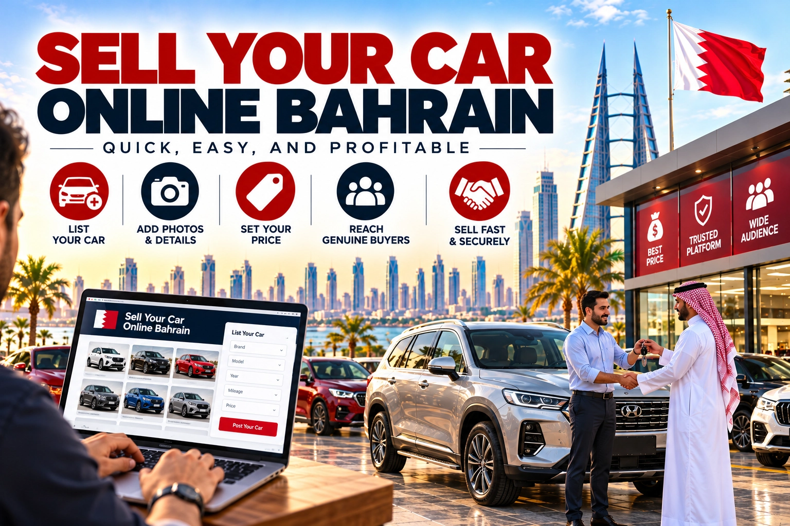 Sell your car online Bahrain