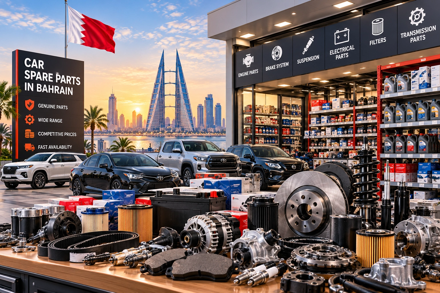 Bahrain car spare parts